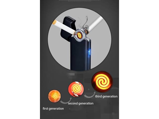 Сэнсорная спиральная электро зажигалка LST №1317 - Фото 5