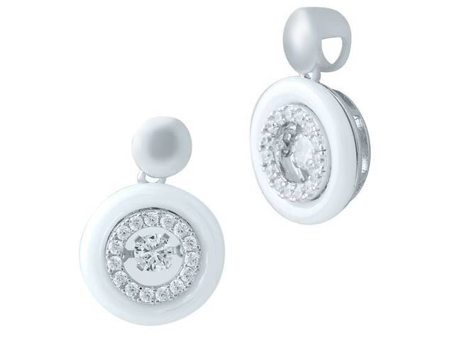 Серебряная подвеска SilverBreeze с керамикой (1324646) - Фото 1