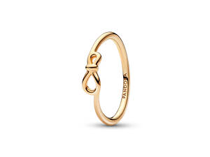 Серебряное кольцо Pandora 'Узел бесконечности' 54