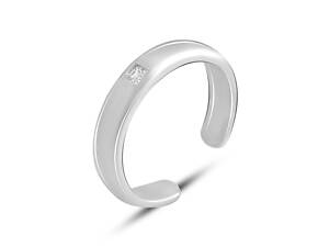 Серебряное кольцо SilverBreeze с фианитами (2138570) 17.5