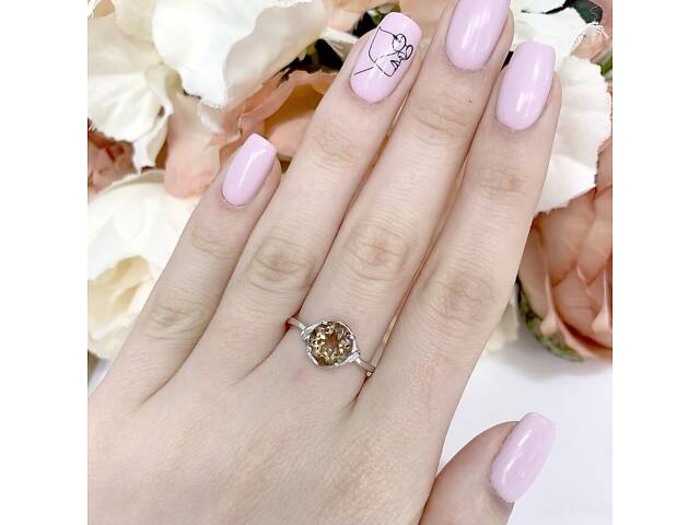 Серебряное кольцо SilverBreeze с Султанит султанитом 1.637ct (1983492) 18 размер - Фото 4