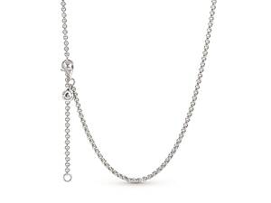 Серебряное цепочка Pandora с круглыми звеньями 399260C00