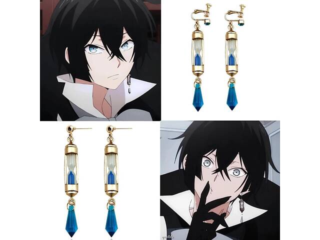 Сережки Мемуари Ванітаса RESTEQ, Сережки Vanitas no Karte, Сережки з аніме Мемуари Ванітаса - Фото 6