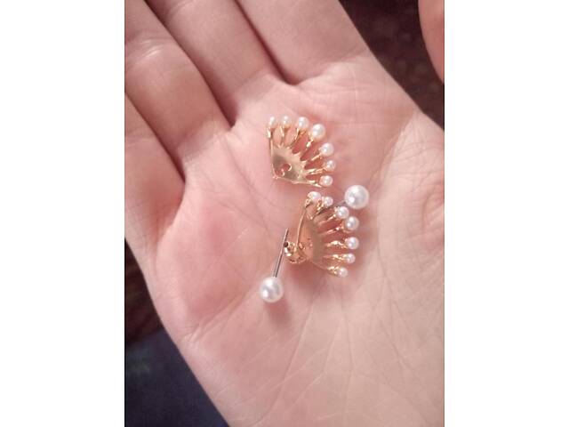 Серьги позолоченный с (Пусетты) 1 - Фото 10