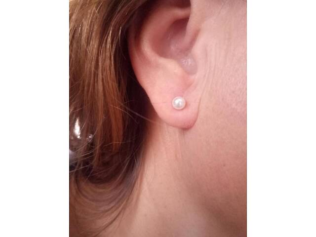 Серьги позолоченный с (Пусетты) 1 - Фото 9