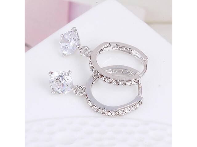 Серьги с кристаллами 2 - Фото 3