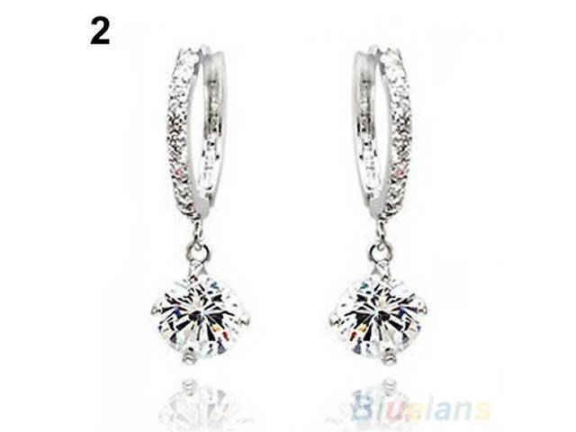 Серьги с кристаллами 2 - Фото 5