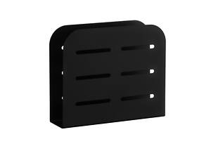 Серветниця ARDESTO Midori 15х4х12.5см, метал, чорна (AR0910B)