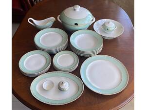 Сервіз столовий 'Нефритова стрічка' 28 предметів ЛФЗ