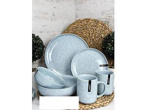 Сервіз столовий Ardesto Loreto AR0021LB/2 21 предмет блакитний