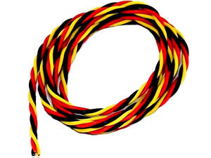 Сервопровід QJ 22 AWG скручений (JR), 1 метр