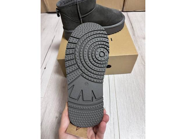 Сірі уггі платформа, натуральна замша 40,41р код 3128 - Фото 6