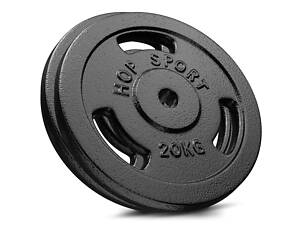 Сет з металевих дисків Hop-Sport Strong 2x20кг