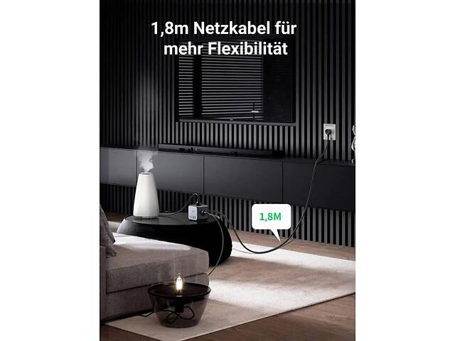 Мережевий зарядний пристрій UGREEN CD268 65W DigiNest Cube (2C2A) (UGR-60113) yL. - Фото 8