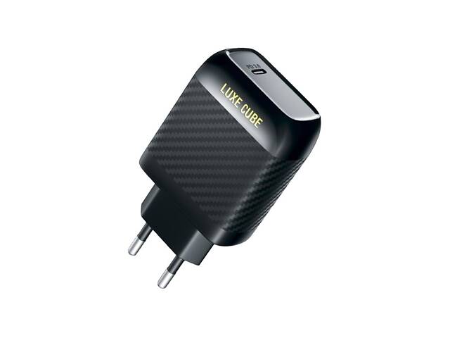 Мережевий зарядний пристрій Luxe Cube Dynamic 18W Black (4446689880896) - Фото 1