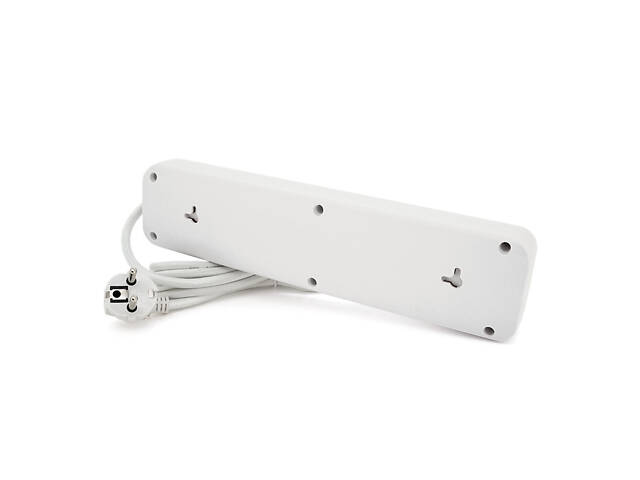 Сетевой фильтр F25U, 5 розеток EU + 3 USB + PD, кнопка включения с индикатором, 2 м, 3х0,75мм, 2500W, White, - Фото 2