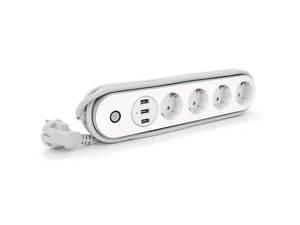 Сетевой фильтр с WiFi управлением на 4 розетки + 3 USB выхода