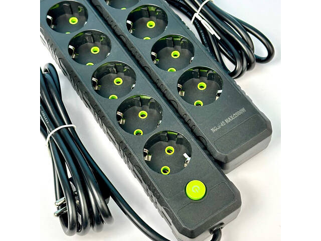 Мережевий фільтр-подовжувач 5 розеток 2500W 6м - Фото 3