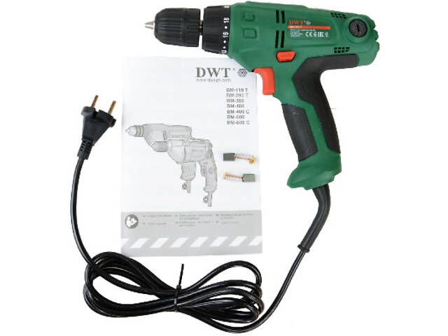 Дриль-шуруповерт мережевий DWT BM-280 T 280W 0-350/0-1400об/хв - Фото 1