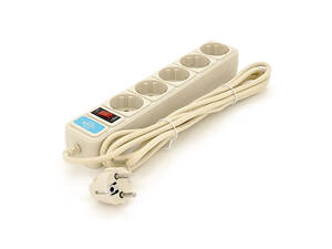 Сетевой удлинитель ТМ LOGA, 220В, 10А, 5 розеток, мод.L-904, 4.5м, Q40