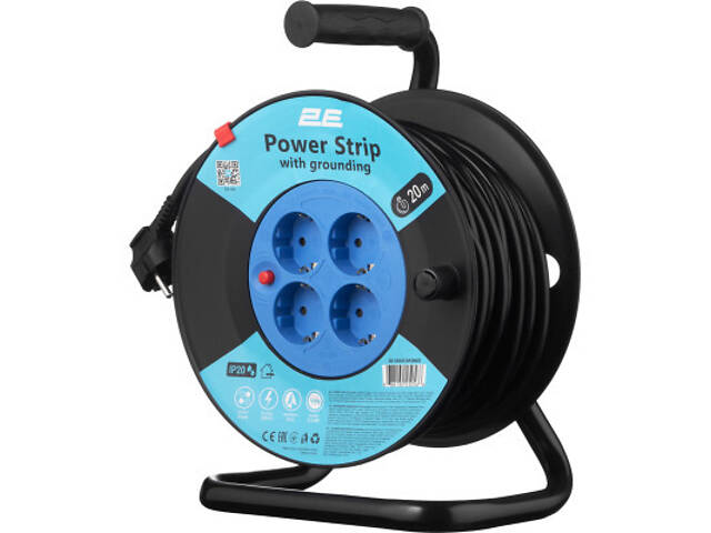 Мережевий подовжувач 2E 2E-CR4315IP20M20 - Фото 1