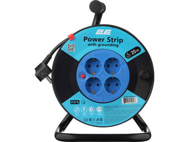 Мережевий подовжувач 2E 2E-CR4315IP20M20 - Фото 2