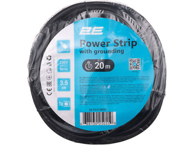 Мережевий подовжувач 2E 2E-PC315M20 - Фото 4