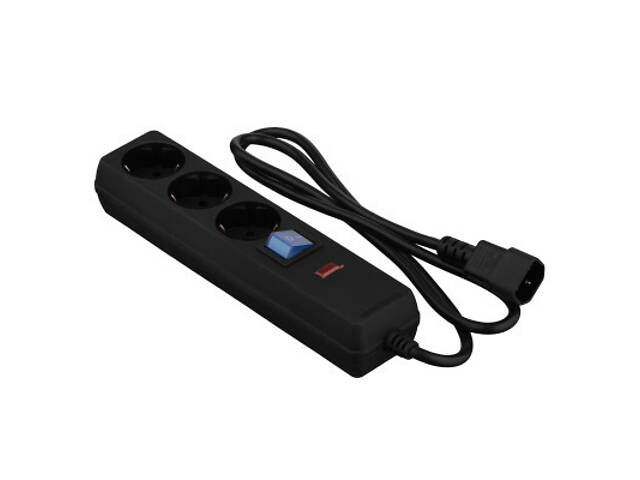 Сетевой удлинитель 2E 2E-U03C14M1BK - Фото 1