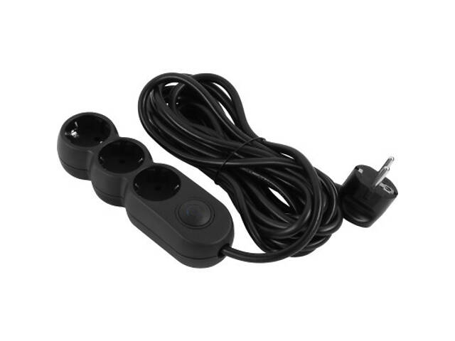 Мережевий подовжувач 2E 2E-U03VES5MBK - Фото 1