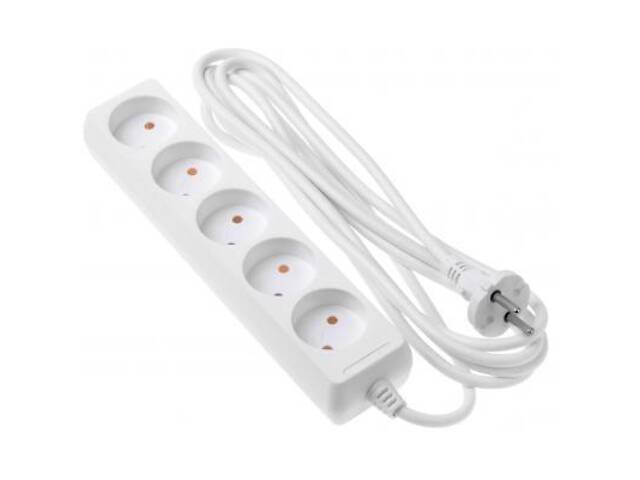 Мережевий подовжувач 2E 5 розеток, 3м (2E-U05M3) - Фото 1