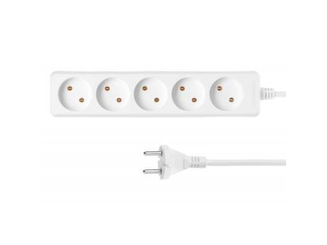 Мережевий подовжувач 2E 5 розеток, 3м (2E-U05M3) - Фото 2