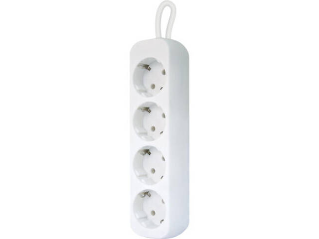 Мережевий подовжувач Defender E450 5.0 m 4 роз white (99227) - Фото 2