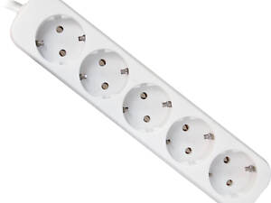 Сетевой удлинитель Defender E530 3.0 m 5 роз white (99230)