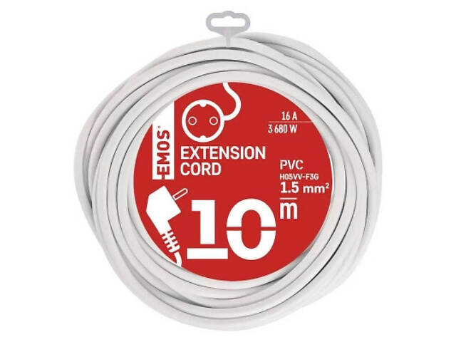 Мережевий подовжувач EMOS P0120R - Фото 3
