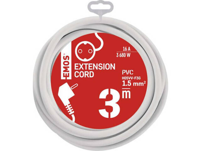 Мережевий подовжувач EMOS P0123R - Фото 3
