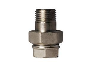 Сгон-американка Santan 1 1/4' прямой стандарт никелированный