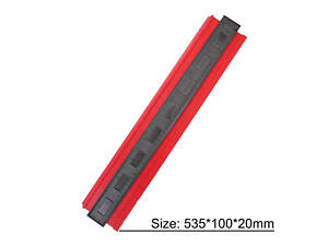 Шаблометр контурний пластик 500 мм alloet No1111