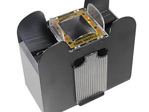 Шафл машинка на 6 колод. Машинка для перемішування карток. Автоматична машинка для тасування карт