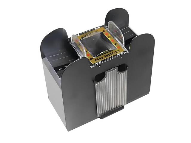 Шафл машинка на 6 колод. Машинка для перемішування карток. Автоматична машинка для тасування карт - Фото 1