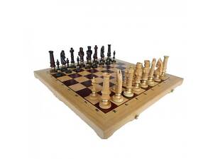 Шахи Madon Дубові Роял Люкс інкрустація 62х62 см (c-104D)