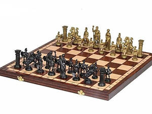 Шахи MADON Спартанські коричневий, бежевий 48х48см арт 139