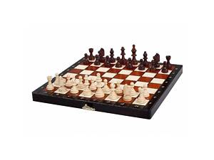 Шахи магнітні дерев'яні ІНТАРСІЯ подарункові 29 на 29 см Натуральне дерево MADON INTARSJA (140)