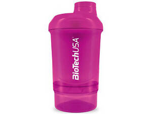Shaker Wave Mini + 2 in 1 (300 ml, Magic Magenta)