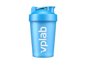 Shaker with blender ball - 500ml Cyan