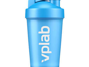 Shaker with blender ball - 500ml Cyan