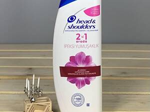 Шампунь бальзам-ополіскувач проти лупи Head & Shoulders 2 в 1 Гладке та шовковисте - 400 мл.
