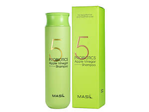 Шампунь для волос Masil 5 Probiotics Apple Vinegar Shampoo с яблочным уксусом 300 мл
