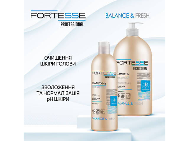 Шампунь Fortesse Professional Balance & Fresh 400 мл (4820000307383) - Фото 4