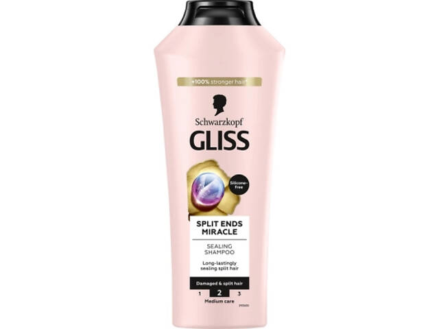 Шампунь Gliss Split Hair Miracle Для пошкодженого волосся та посічених кінчиків 250 мл (9000101287332) - Фото 1
