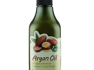 Шампунь-кондиционер с аргановым маслом Farmstay Argan Oil Complete Volume Up Shampoo And Conditioner 530 мл (88095950536